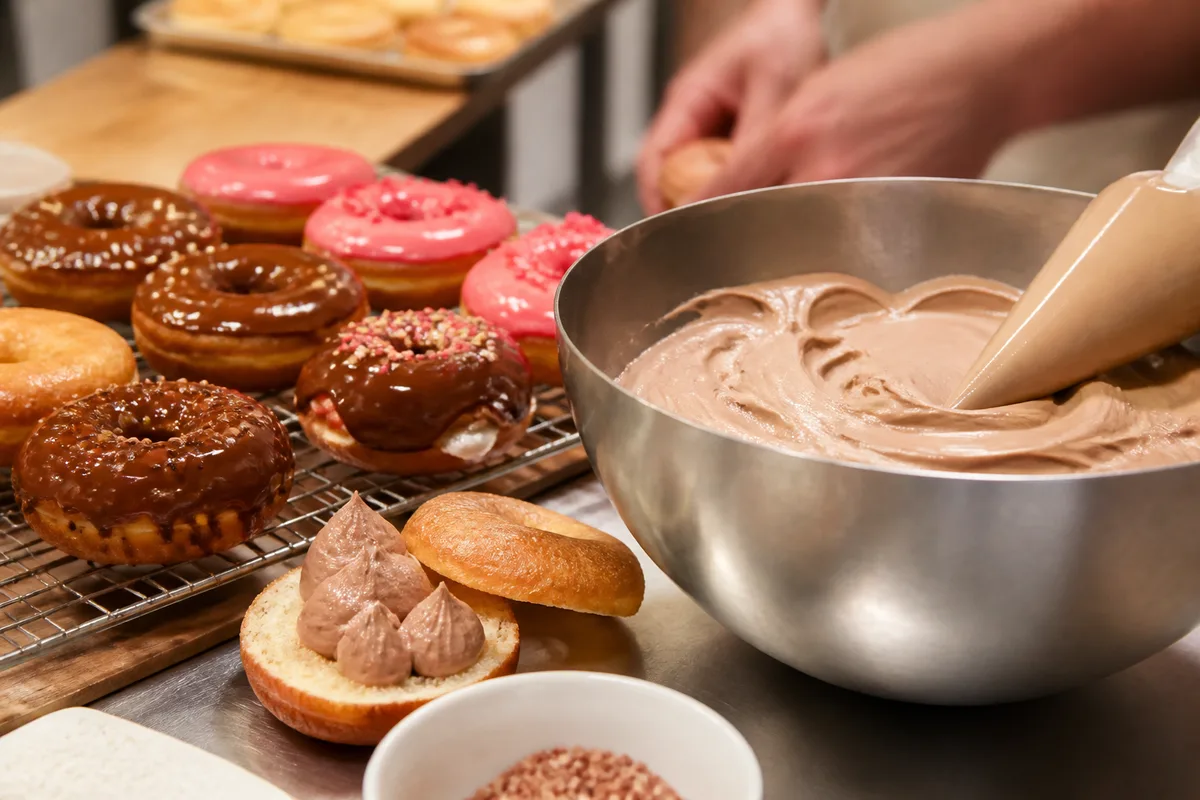 Crème de Bueno maison pour garnir vos donuts
